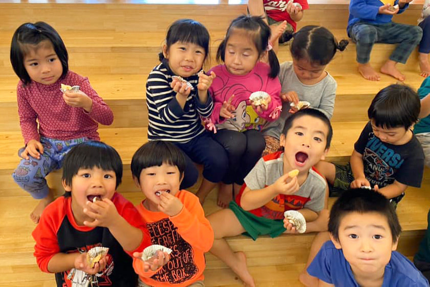 お楽しみのおやつタイム